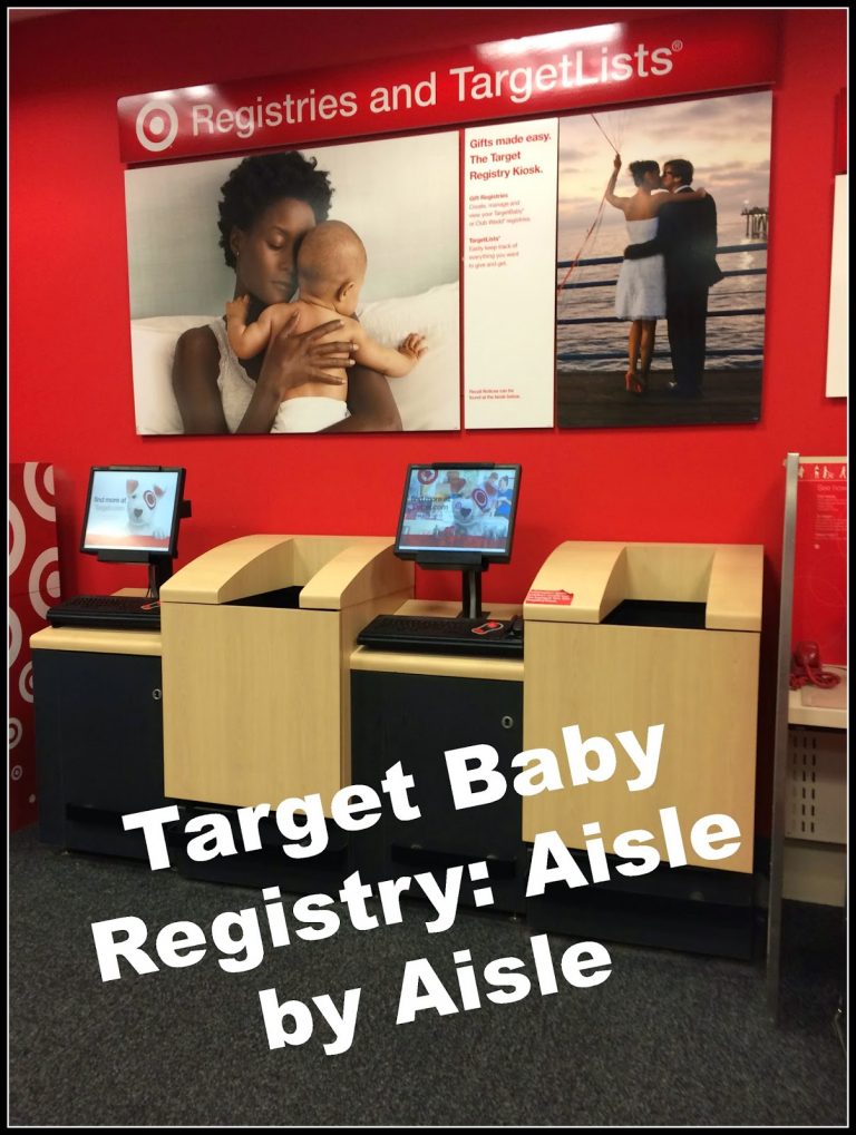 How to create a baby registry at Target; aisle by aisle
