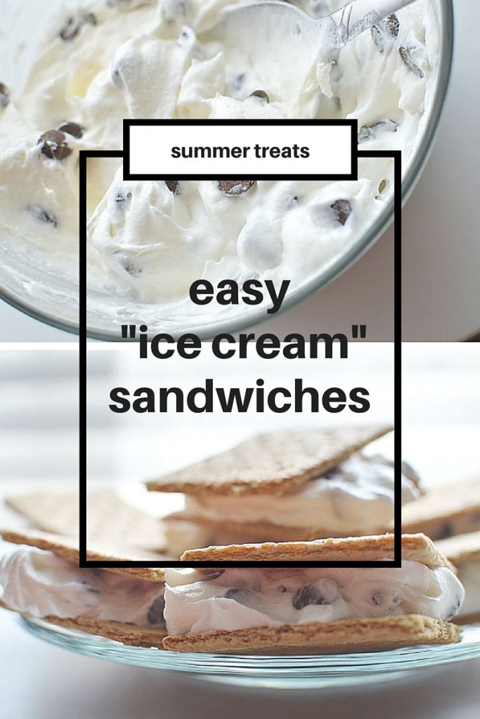 Looking for an easy summer treat? These light "ice cream" sandwiches are healthier than your normal ice cream sandwich and so much better! Only 3 ingredients and the perfect summer dessert!