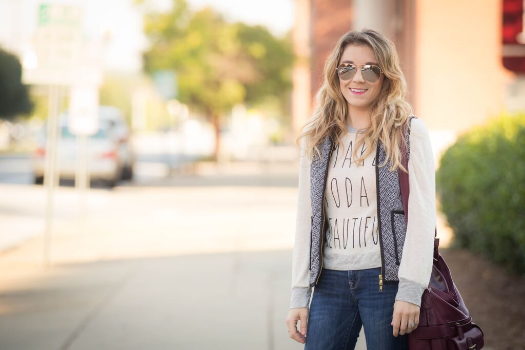 casual chic fall outfit. 