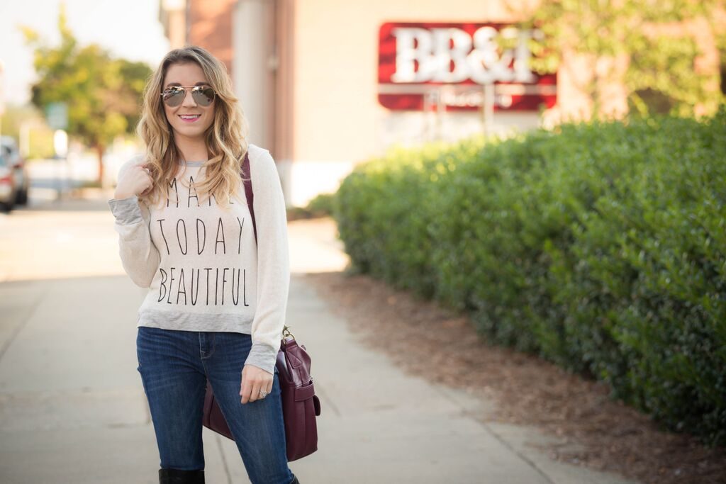 casual chic fall outfit. 