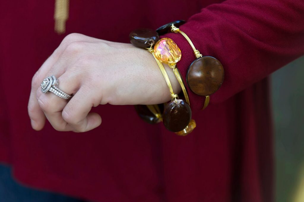 handmade bangles are perfect for fall! 