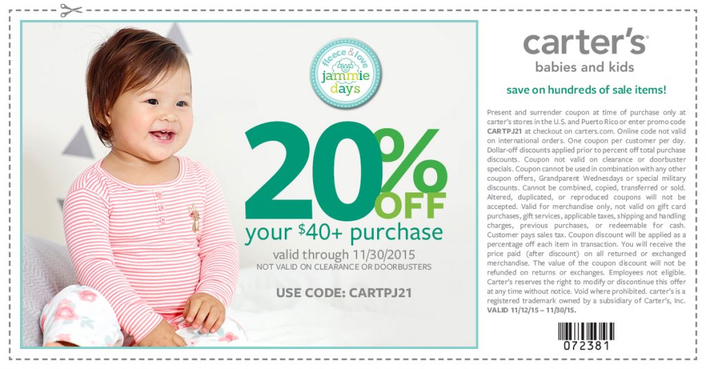 thesamanthashow carters_PJ_Blogger_Coupon_072381