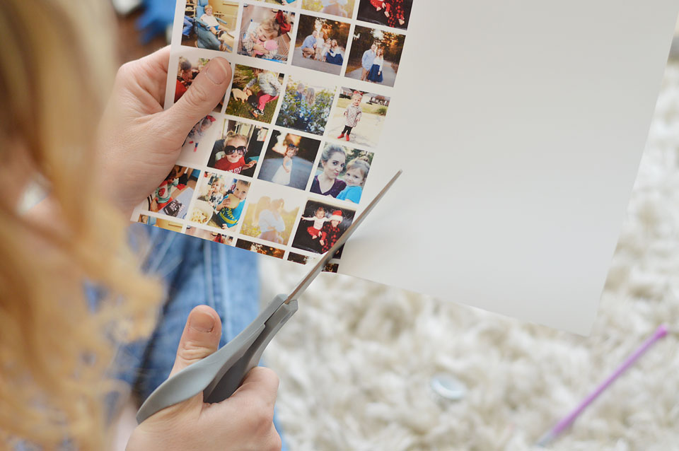 DIY Photo Bottle Cap Letters- The Samantha Show