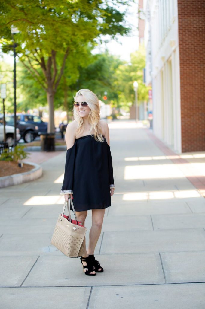 off the shoulder dress for summer