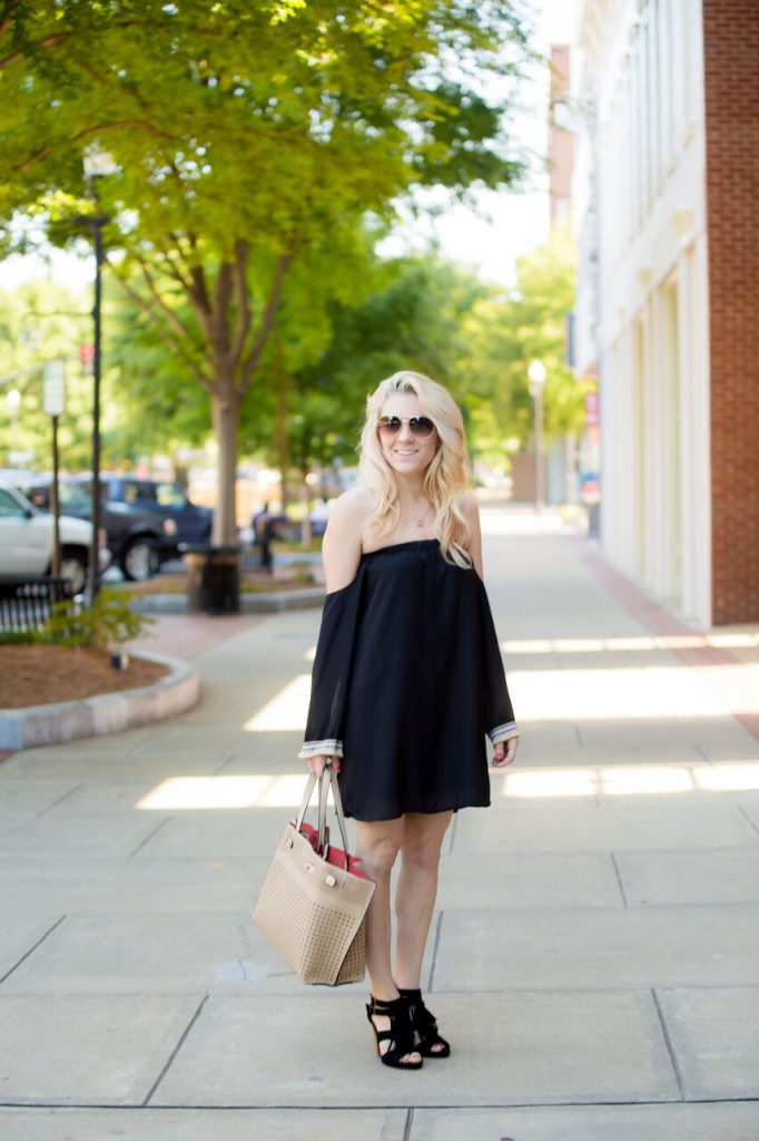 off the shoulder dress for summer