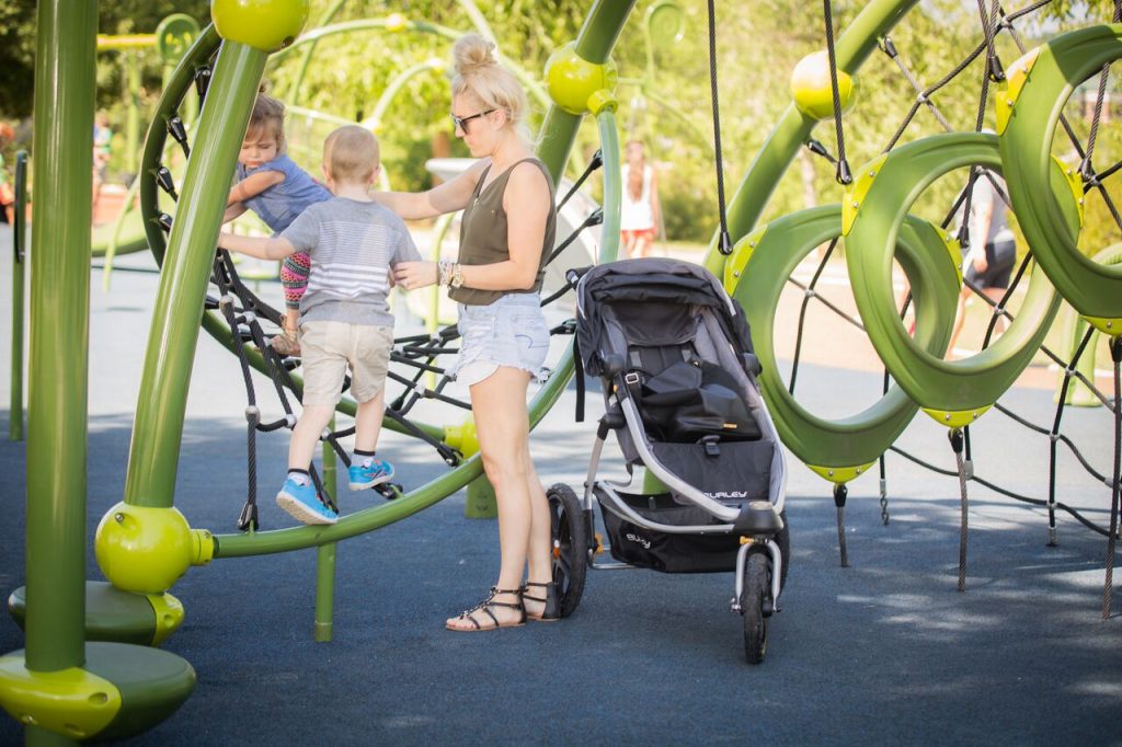 enjoying the outdoors with your littles