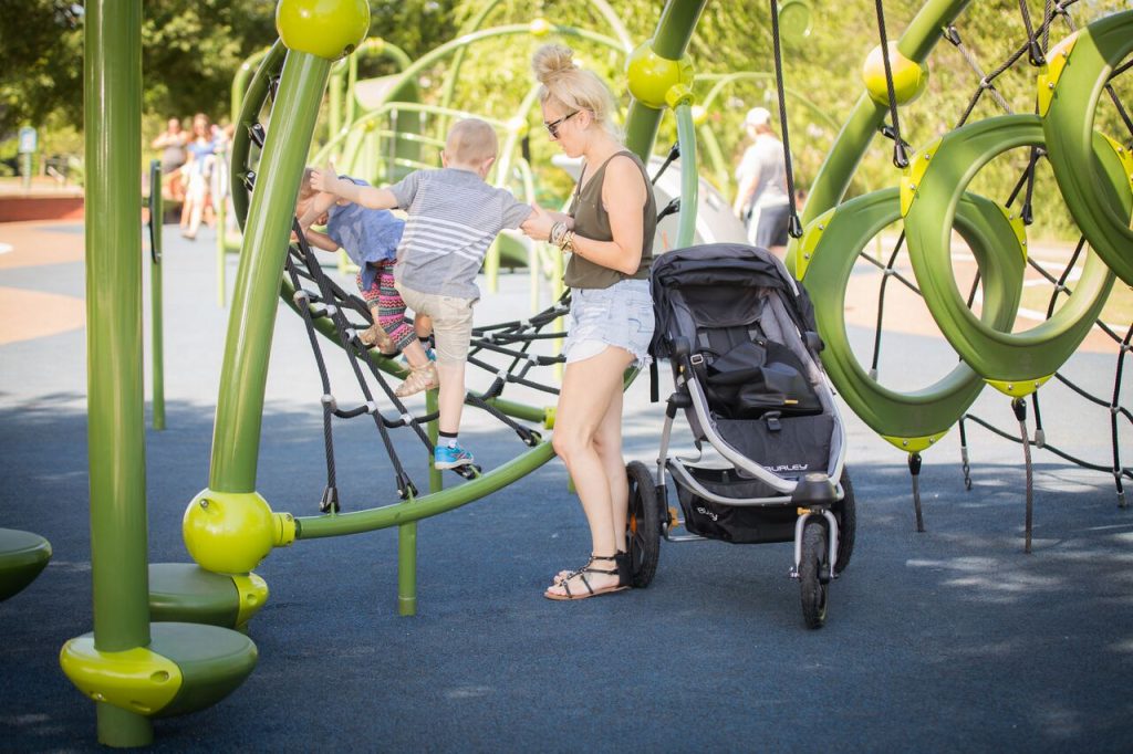 enjoying the outdoors with your littles