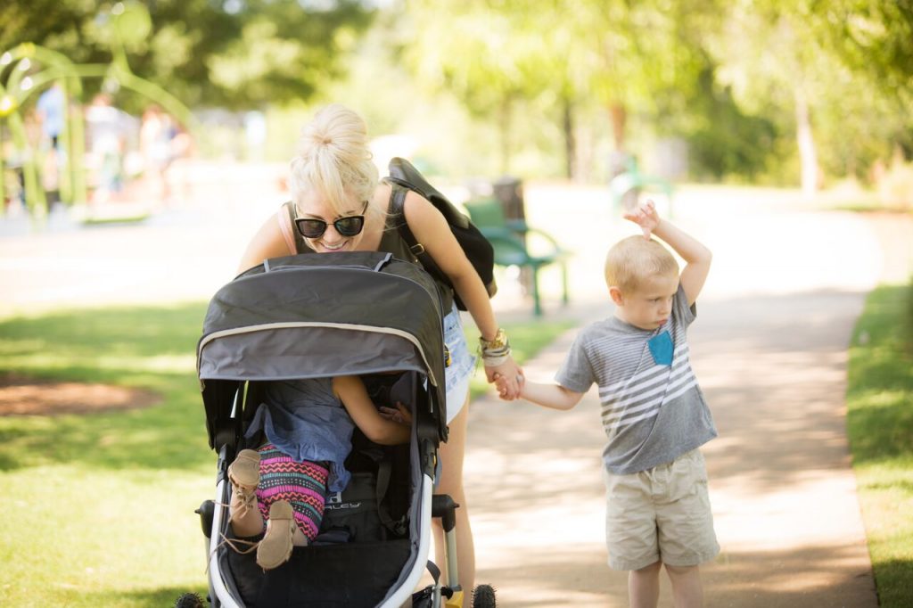 enjoying the outdoors with your littles