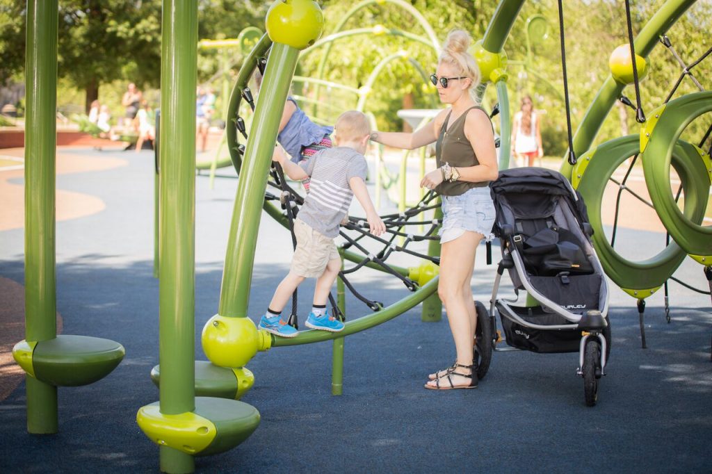 enjoying the outdoors with your littles