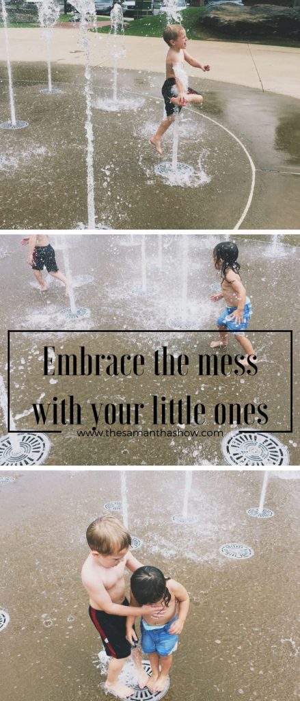 Embrace the mess with your little ones; you can't always prepare for the messes or the craziness but as long as you're prepared for the clean up, let them get as messy as they want! Click through for ways to embrace the mess! 