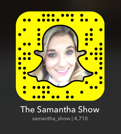 samantha_show_snap_code