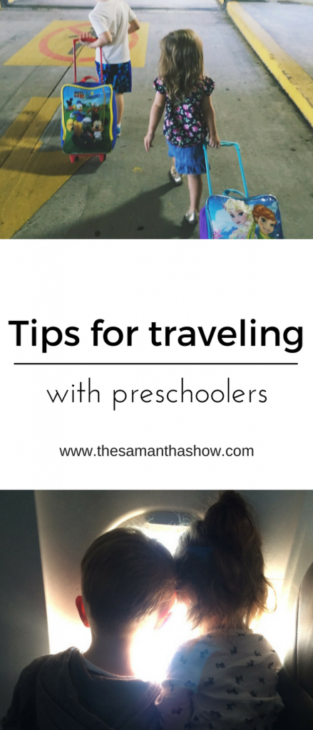 Traveling with kids is hard but sometimes you have no choice, right? So here are a few tips for flying with preschoolers from blogger, The Samantha Show.