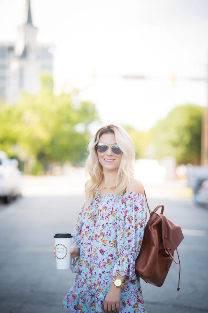 Fall florals are all the rage right now. Life and style blogger, The Samantha Show is sharing a few different ways to work them into your fall wardrobe.