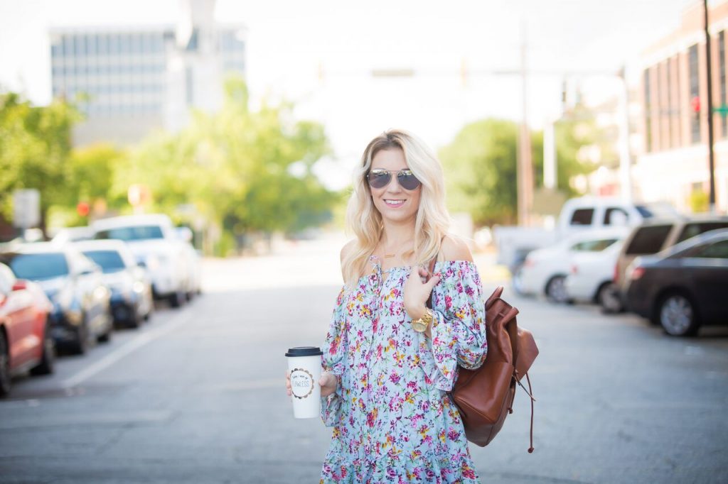 Fall florals are all the rage right now. Life and style blogger, The Samantha Show is sharing a few different ways to work them into your fall wardrobe.