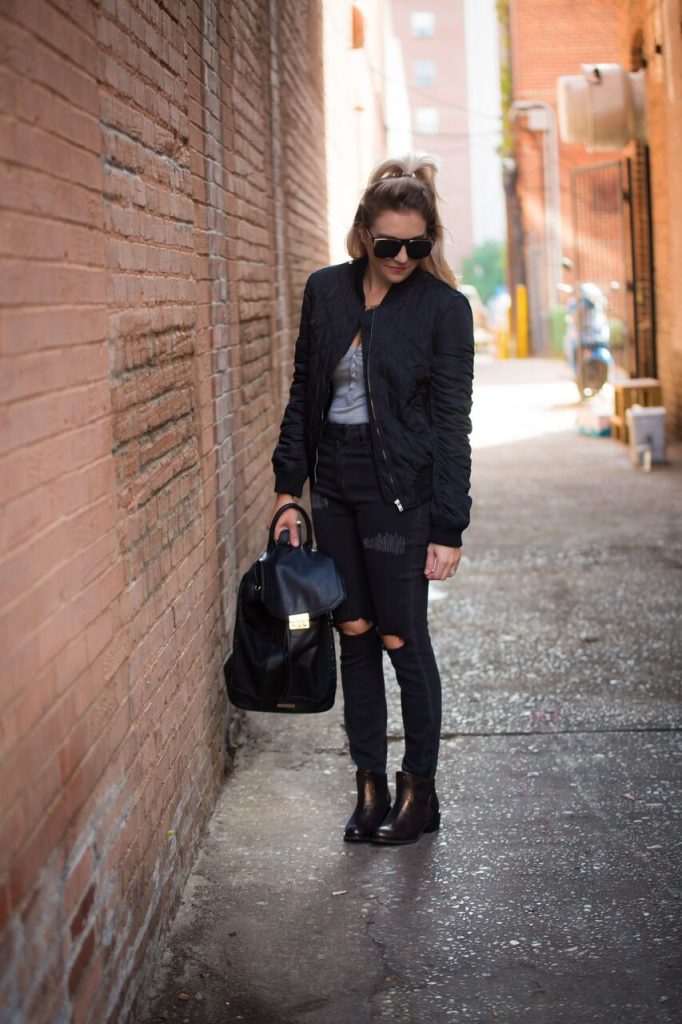 Henleys and bombers are two must haves for fall. Dress them up or mess them down! See how I styled these and check out a few similar favorites.