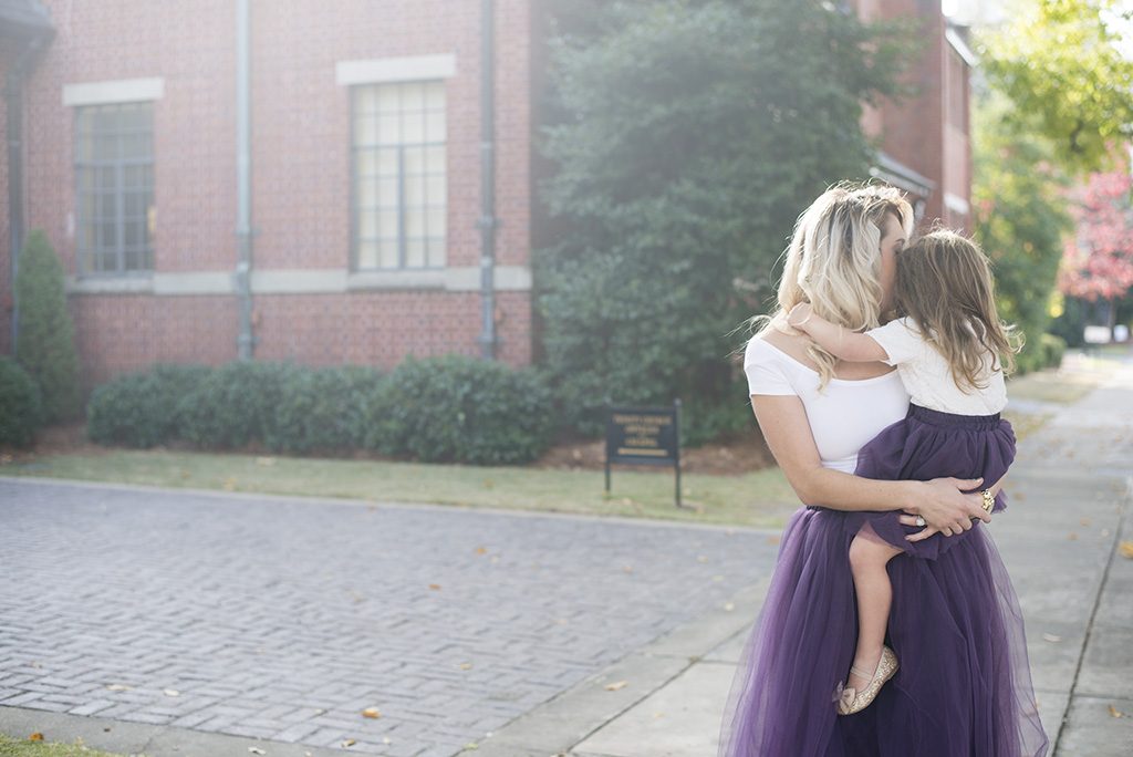 Matching mommy and me outfits: this post features mommy and me tulle skirts. Perfect for a special occasion or those family photos you've been putting off!