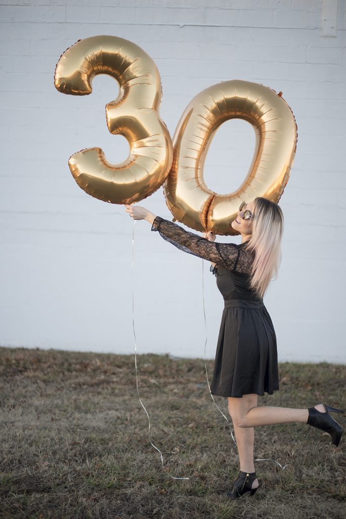 Life and style blogger, The Samantha Show, shares a thirty and flirty and thriving birthday post. A gorgeous dress perfect for the occasion.