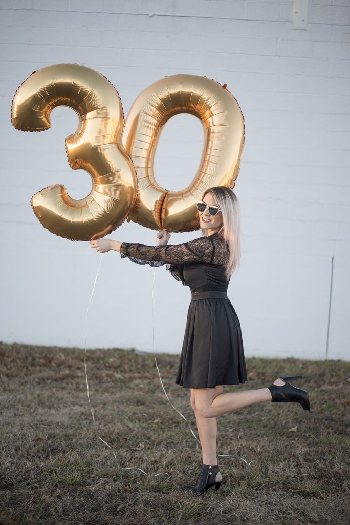 Life and style blogger, The Samantha Show, shares a thirty and flirty and thriving birthday post. A gorgeous dress perfect for the occasion.