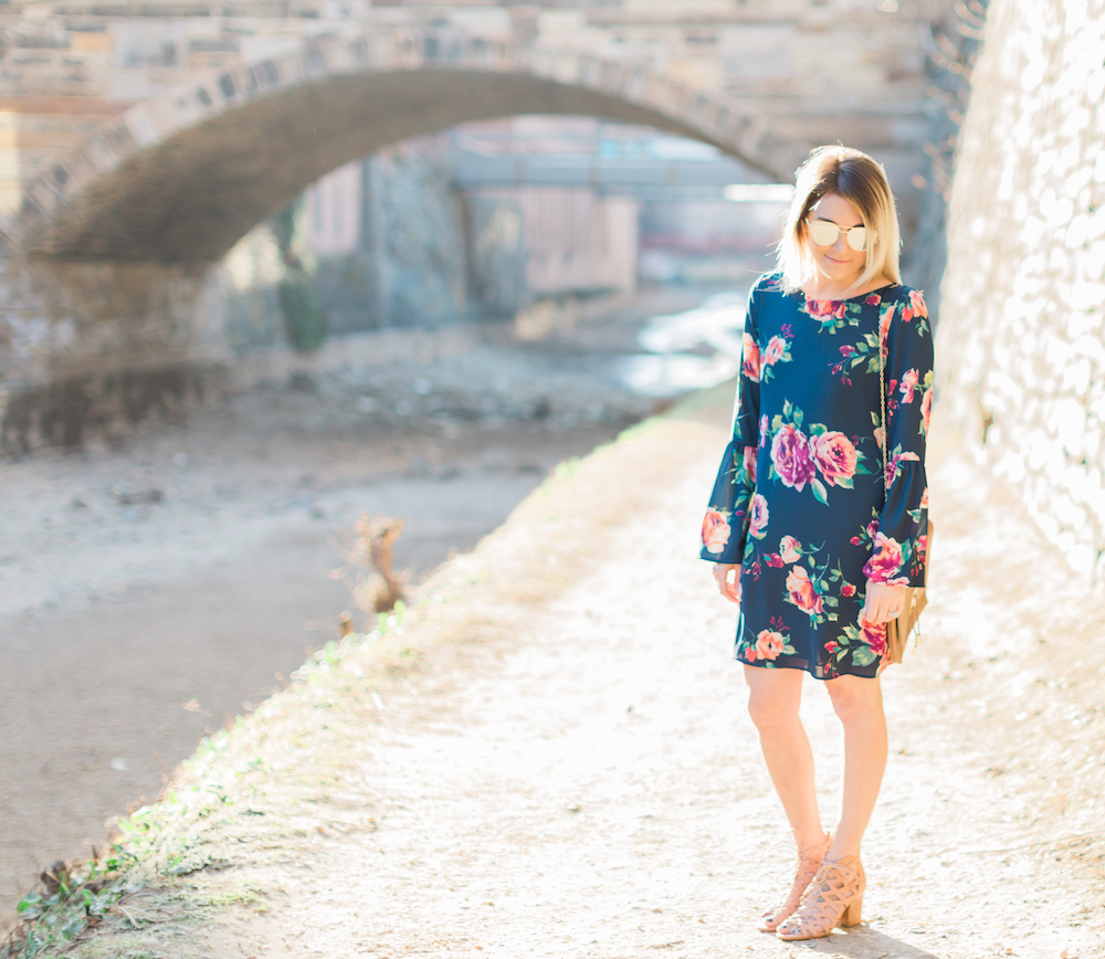 Florals + Blush spring sandals are the perfect combination for the ultimate spring look. 