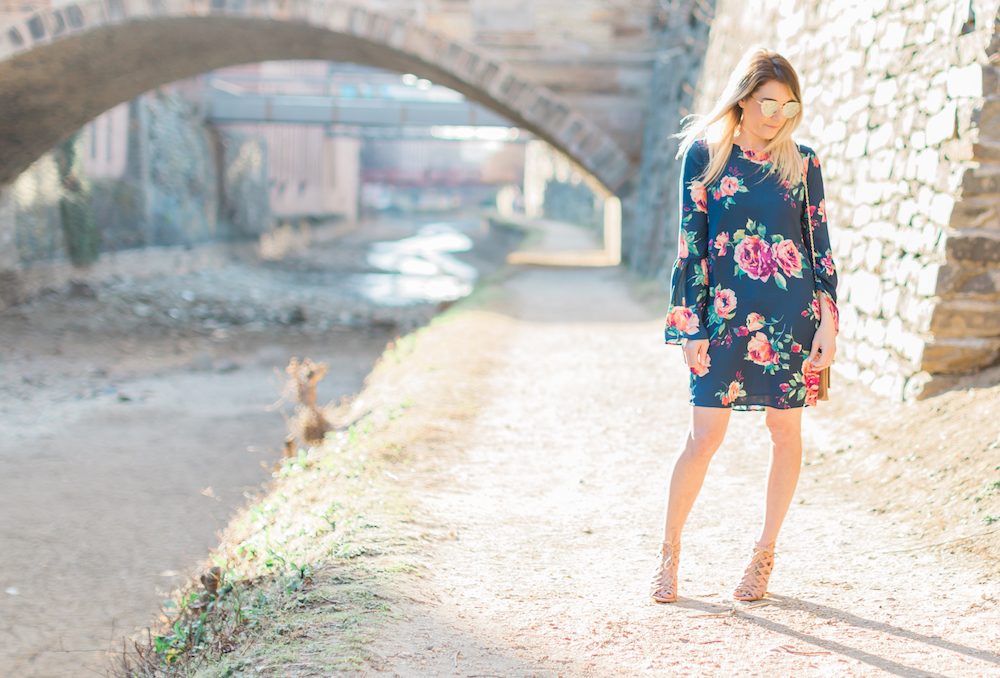 Florals + Blush spring sandals are the perfect combination for the ultimate spring look. 