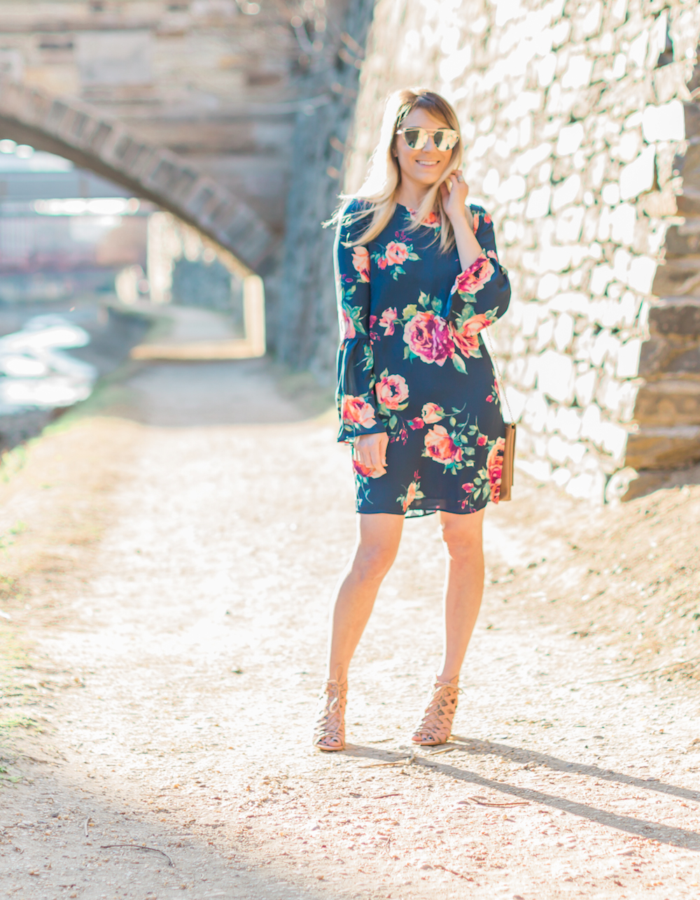 Florals + Blush spring sandals are the perfect combination for the ultimate spring look. 