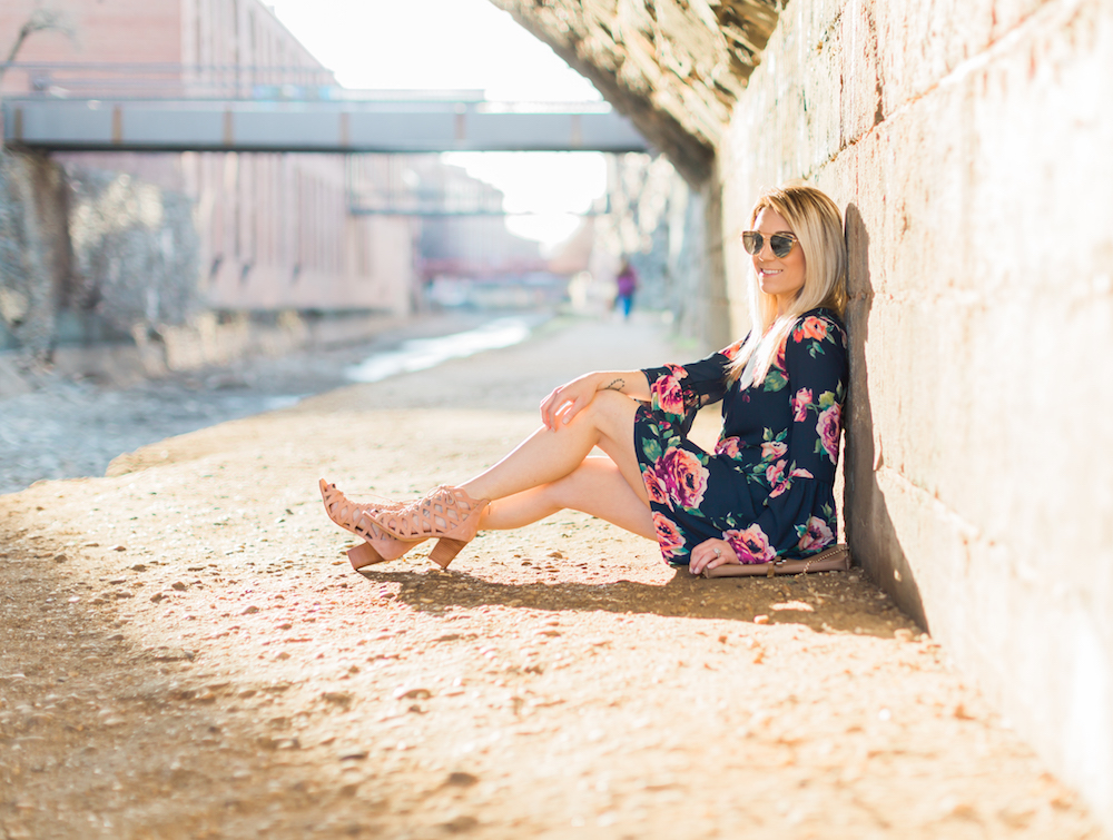 Florals + Blush spring sandals are the perfect combination for the ultimate spring look. 