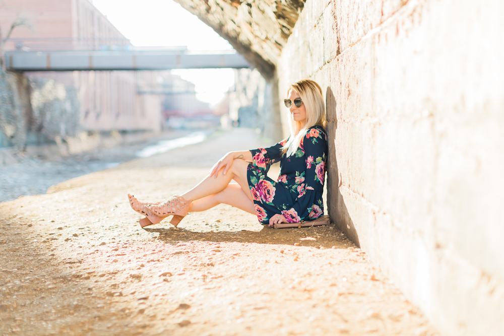 Florals + Blush spring sandals are the perfect combination for the ultimate spring look. 