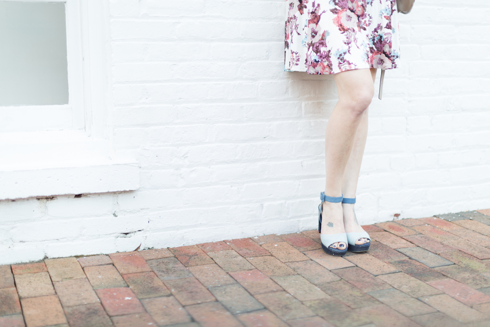 Need to update your wardrobe this spring? Grab a pair of platform spring sandals and pair with a floral dress or top. 