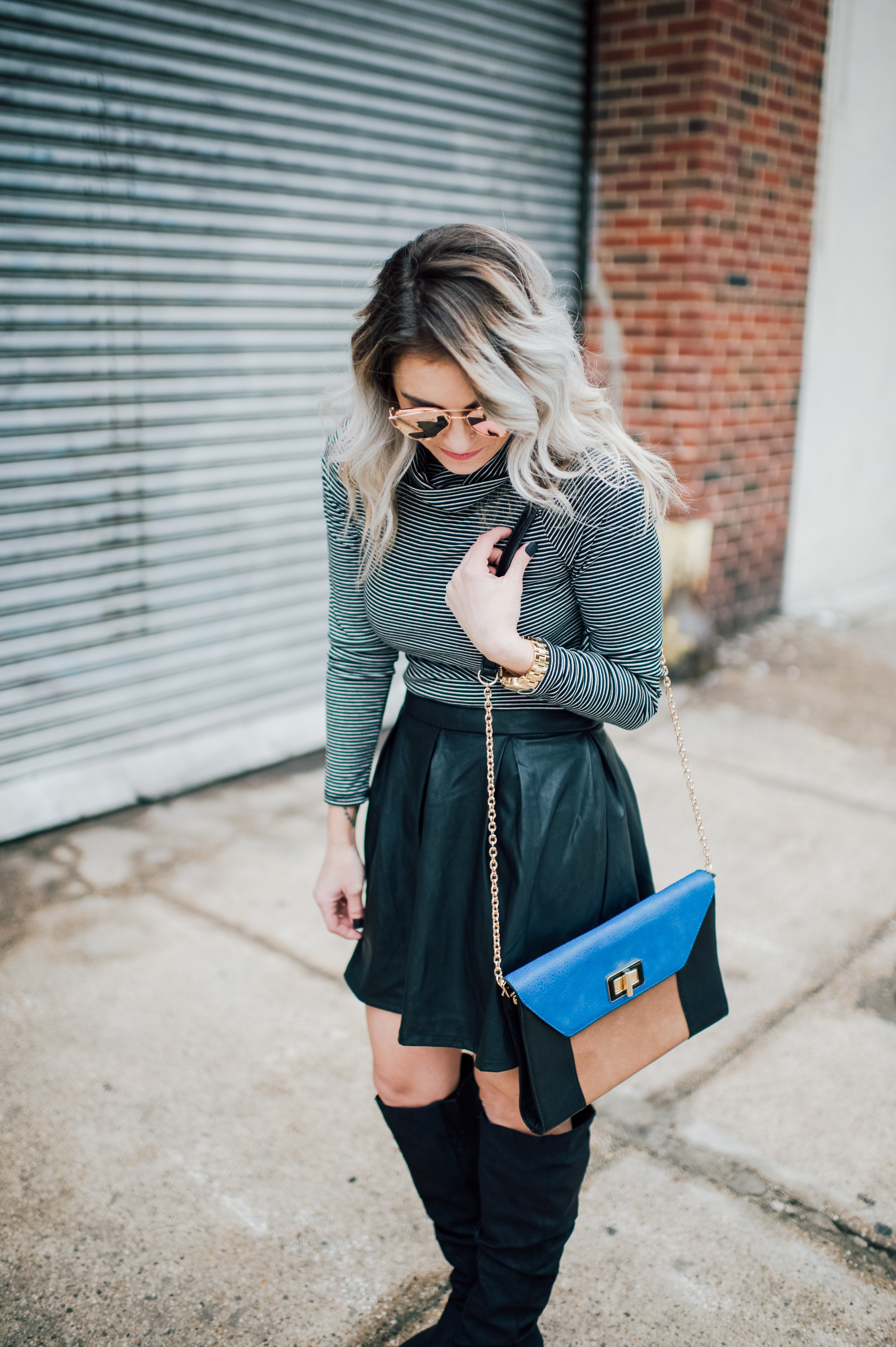 Tips for wearing faux leather in the spring; looking to make the most out of your wardrobe? Itching to wear those leather pieces? Sharing 6 tips for wearing faux leather in the spring! 