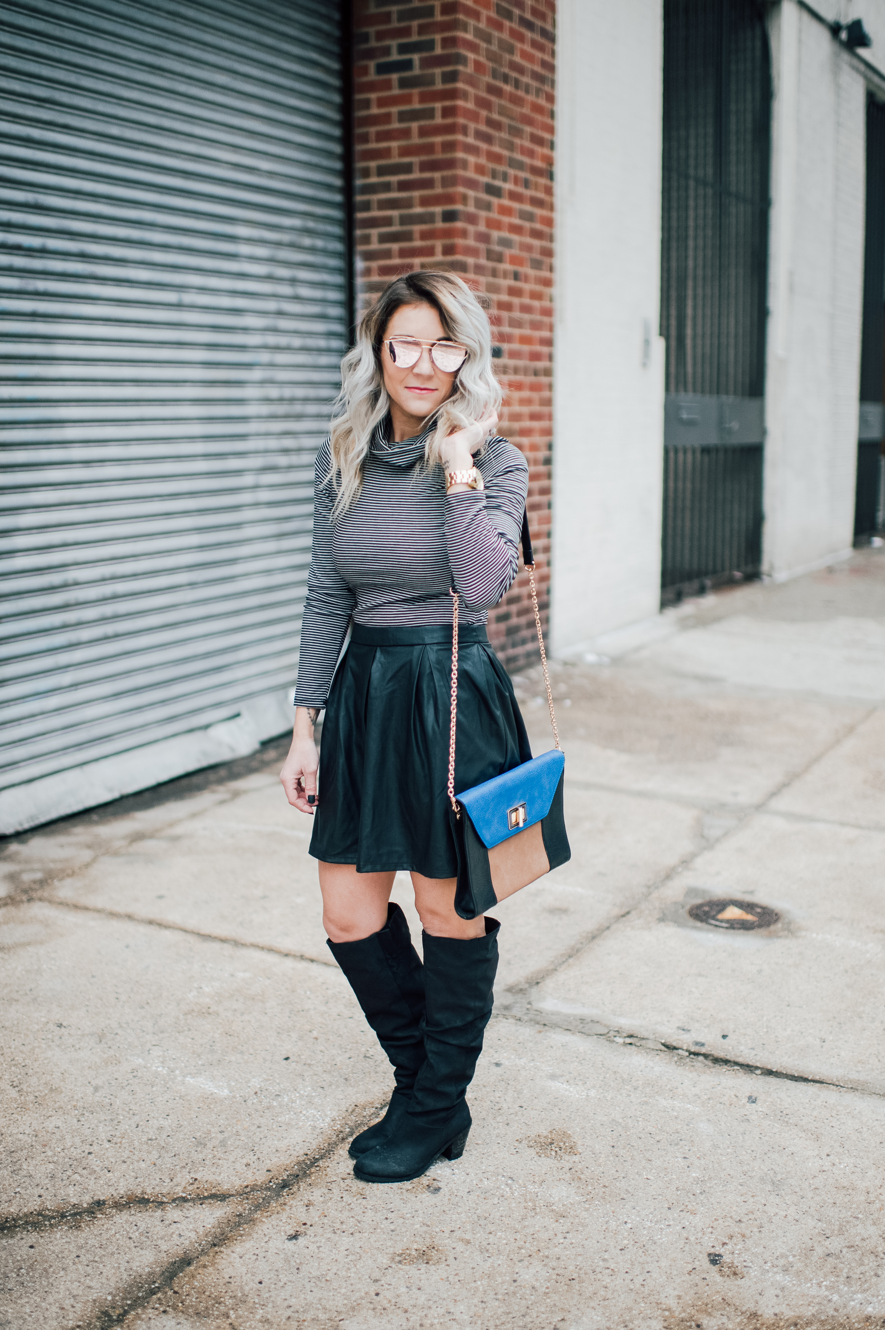 Tips for wearing faux leather in the spring; looking to make the most out of your wardrobe? Itching to wear those leather pieces? Sharing 6 tips for wearing faux leather in the spring! 