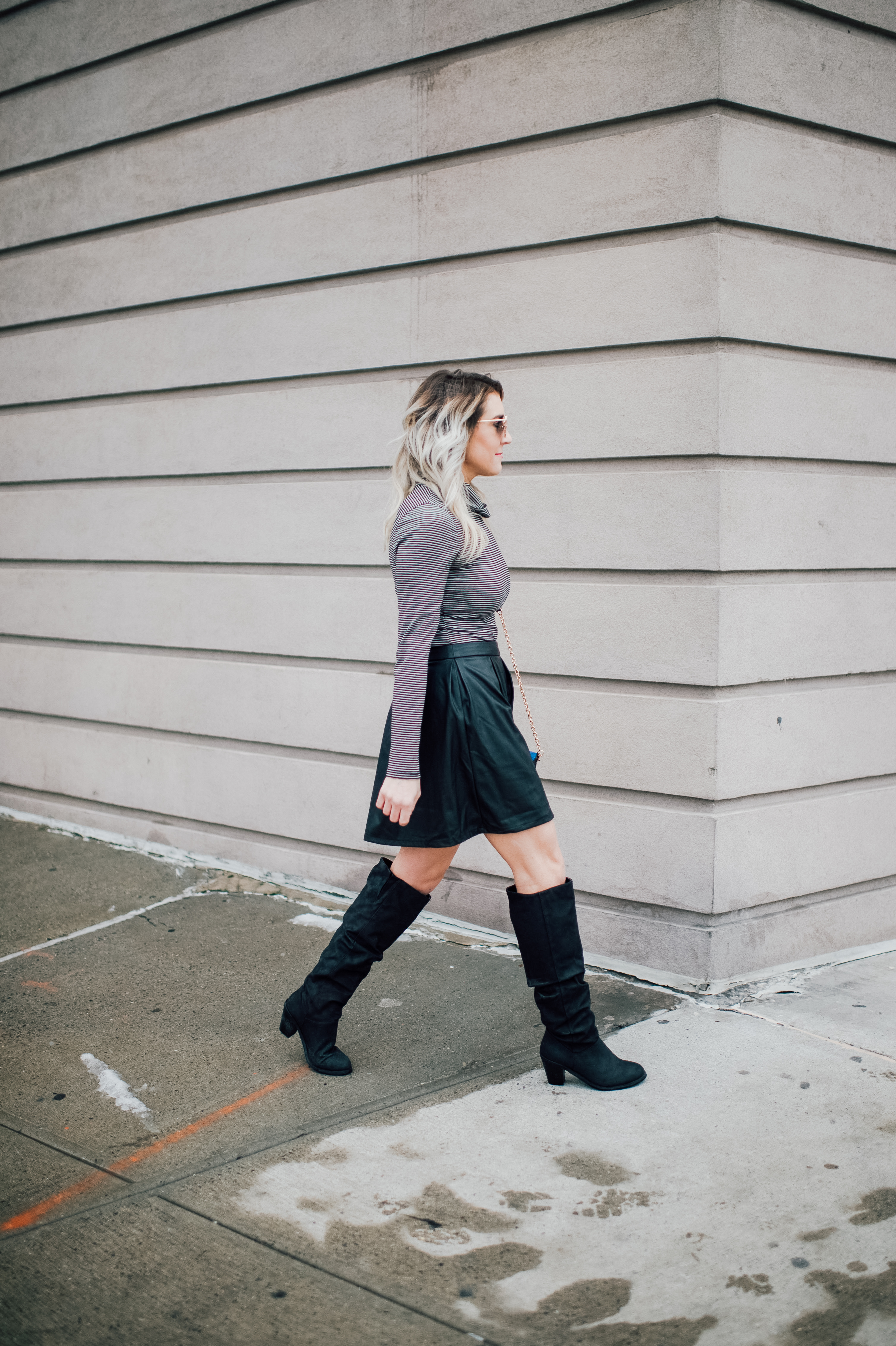 Tips for wearing faux leather in the spring; looking to make the most out of your wardrobe? Itching to wear those leather pieces? Sharing 6 tips for wearing faux leather in the spring! 