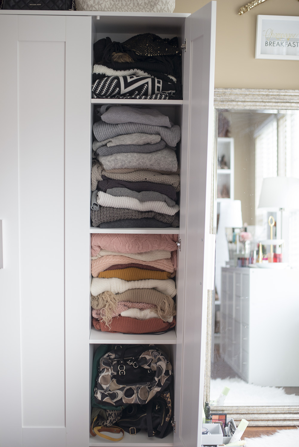 Life and style blogger, The Samantha Show is sharing her favorite IKEA hacks for a DIY closet room on a budget. A space all of your own!