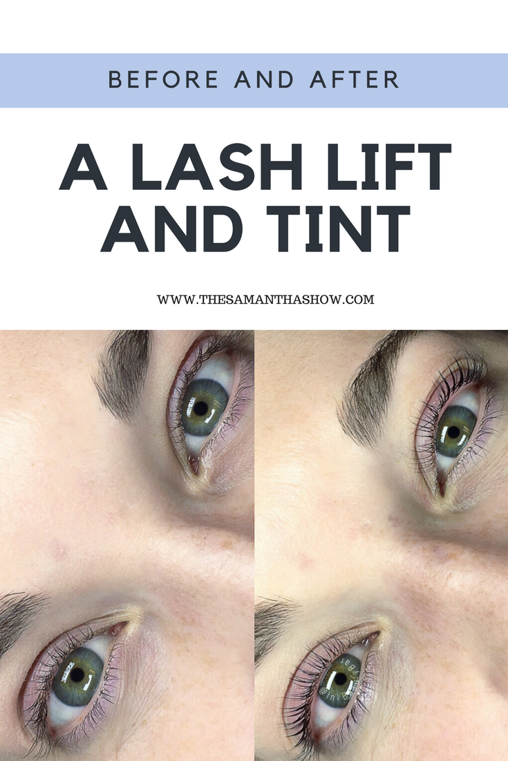 Have you been on the fence about a lash lift and tint? Life and style blogger, The Samantha Show, shares her experience with a lash lift and tint. 