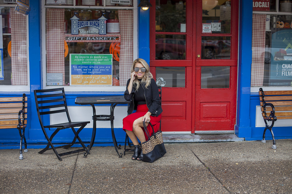 Fall fashion trends: red is RED HOT right now. 