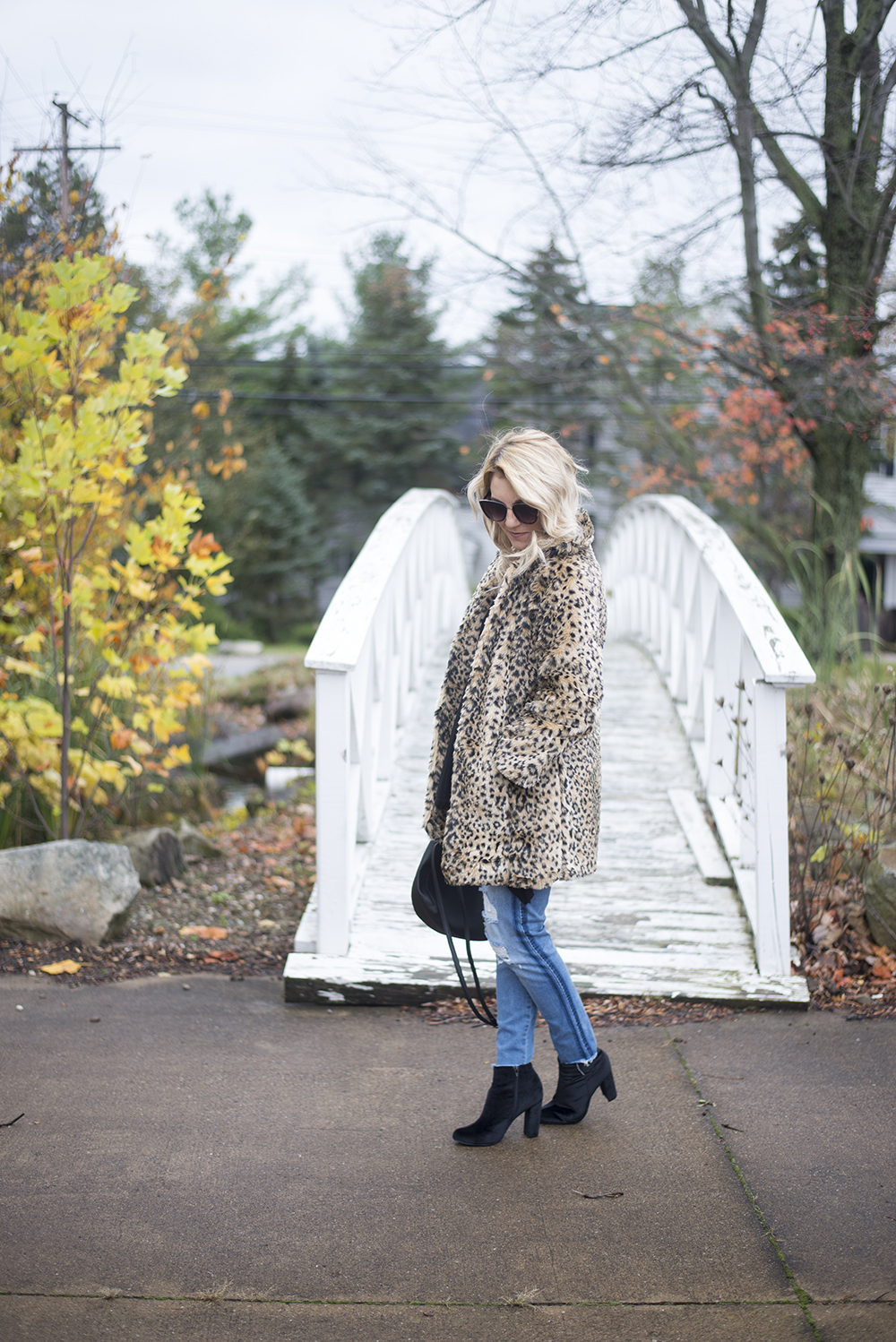 Faux Fur Leopard Jacket from Amazon