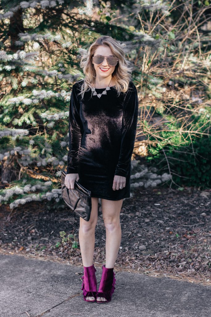 Holiday Style Black Velvet Dress The Samantha Show A Cleveland Life