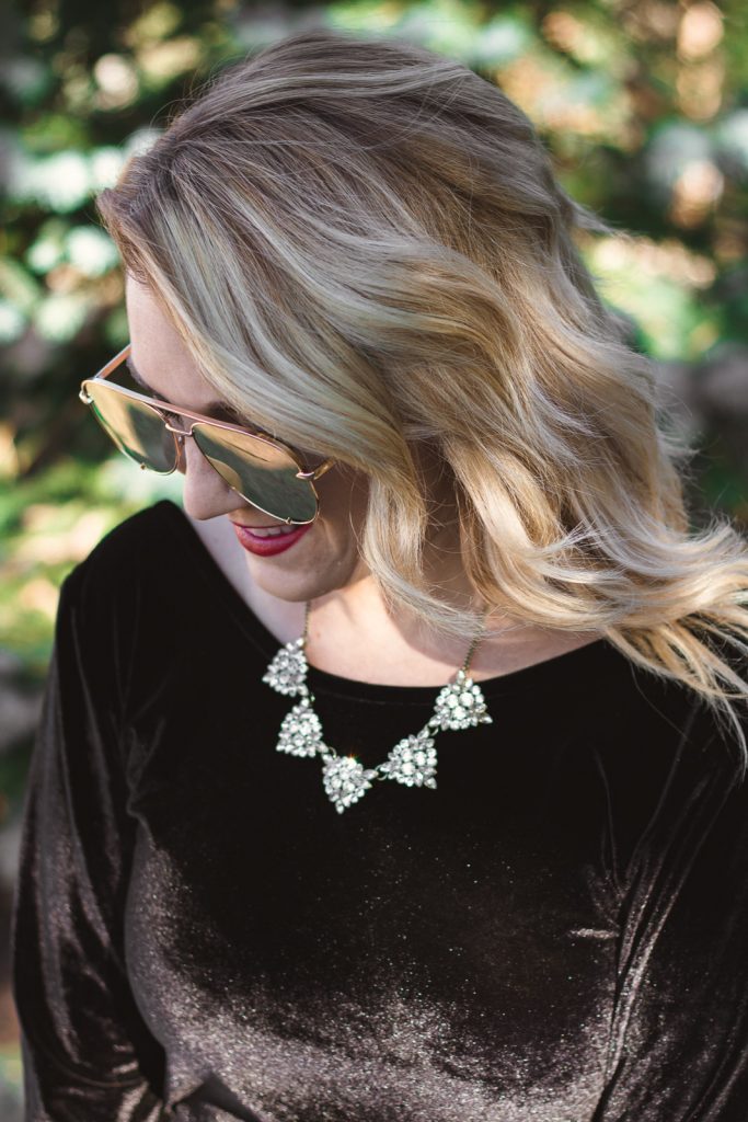 Holiday Style Black Velvet Dress The Samantha Show A Cleveland Life