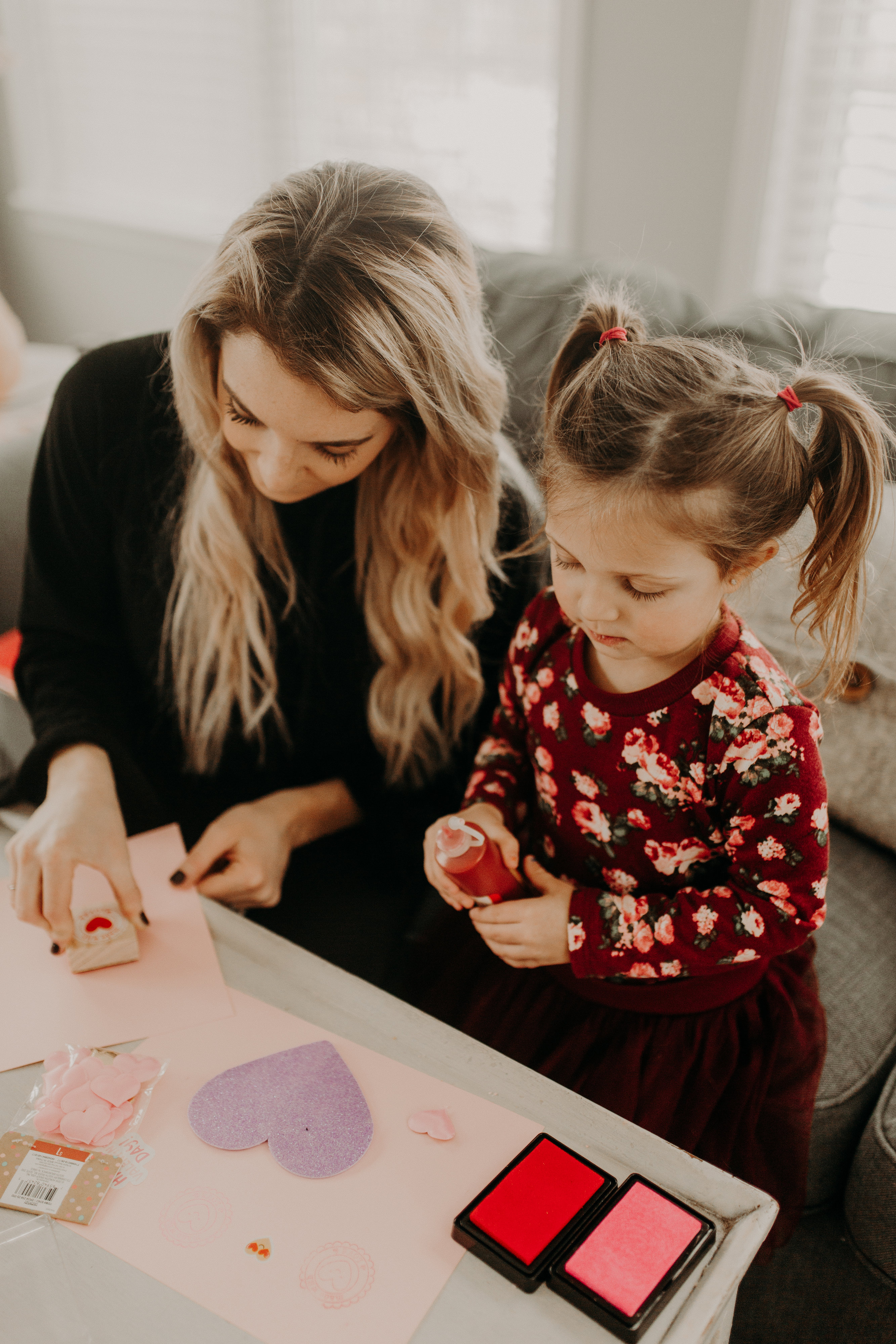 Making cards: Valentine's Day activities to do with your kids