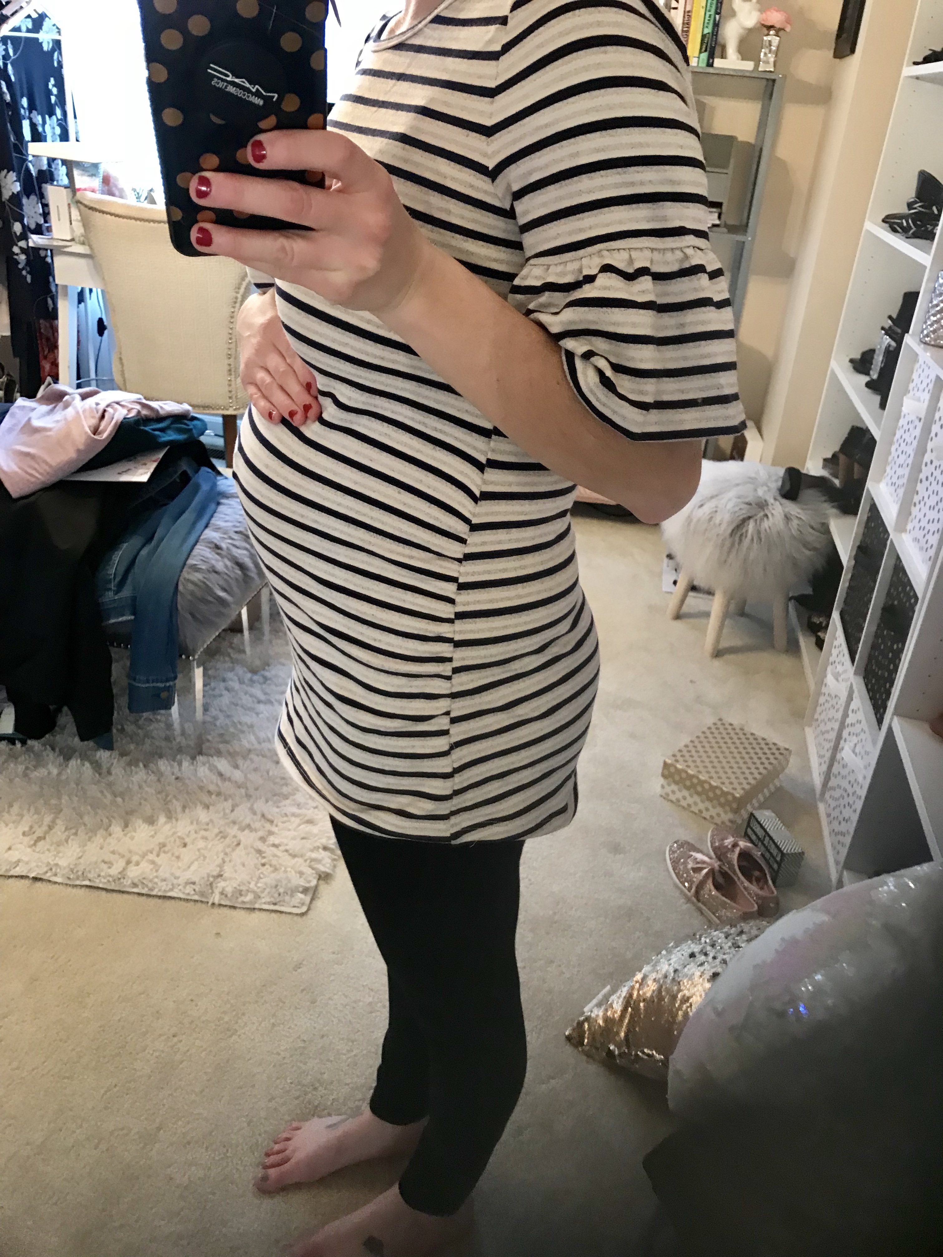 17 weeks pregnant bump