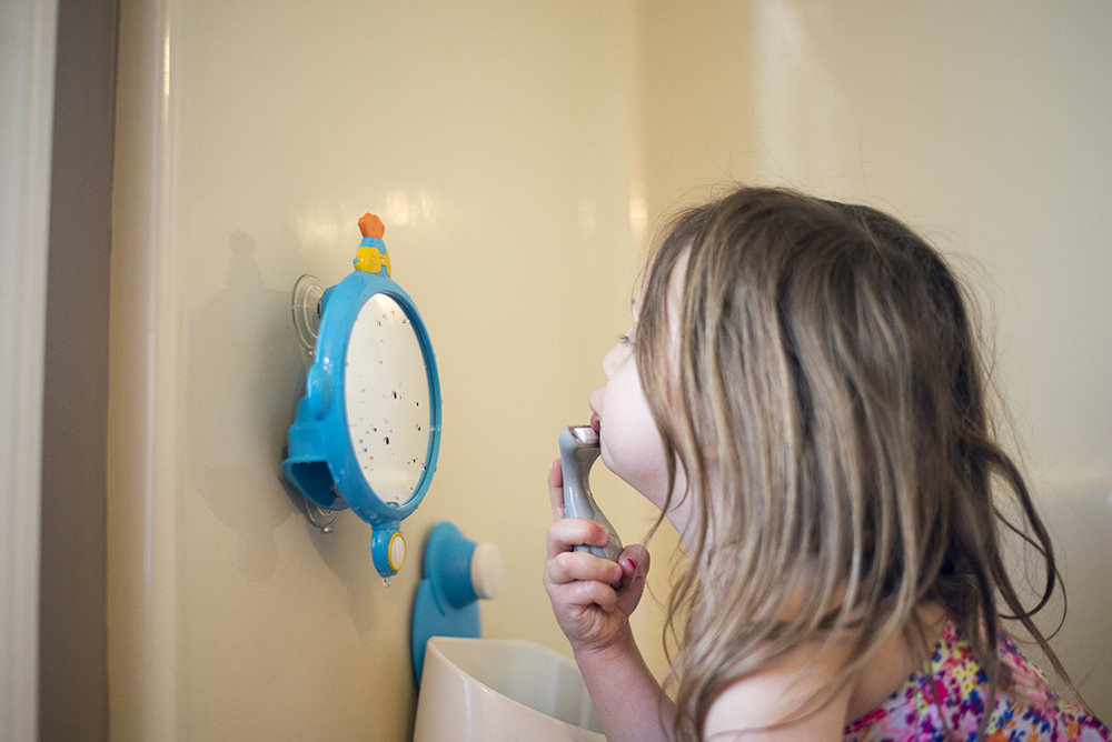 The importance of bath time for toddlers. 