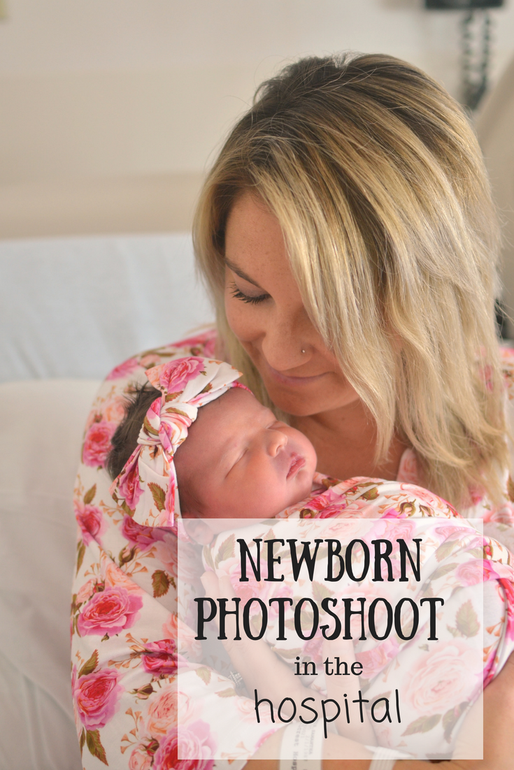 Cleveland blogger The Samantha Show shares her newborn photoshoot in the hospital with Bella Baby Photography