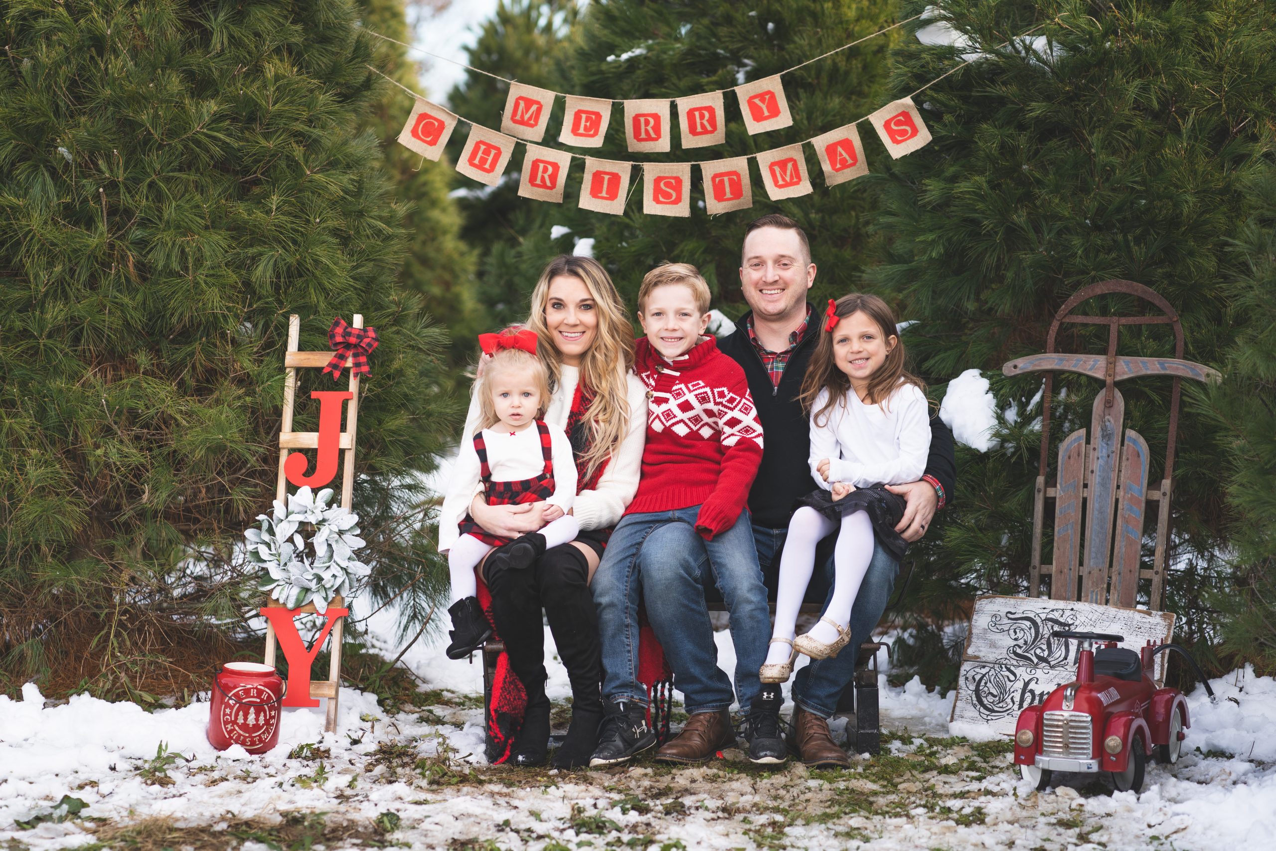 Christmas Tree Farm Photoshoot