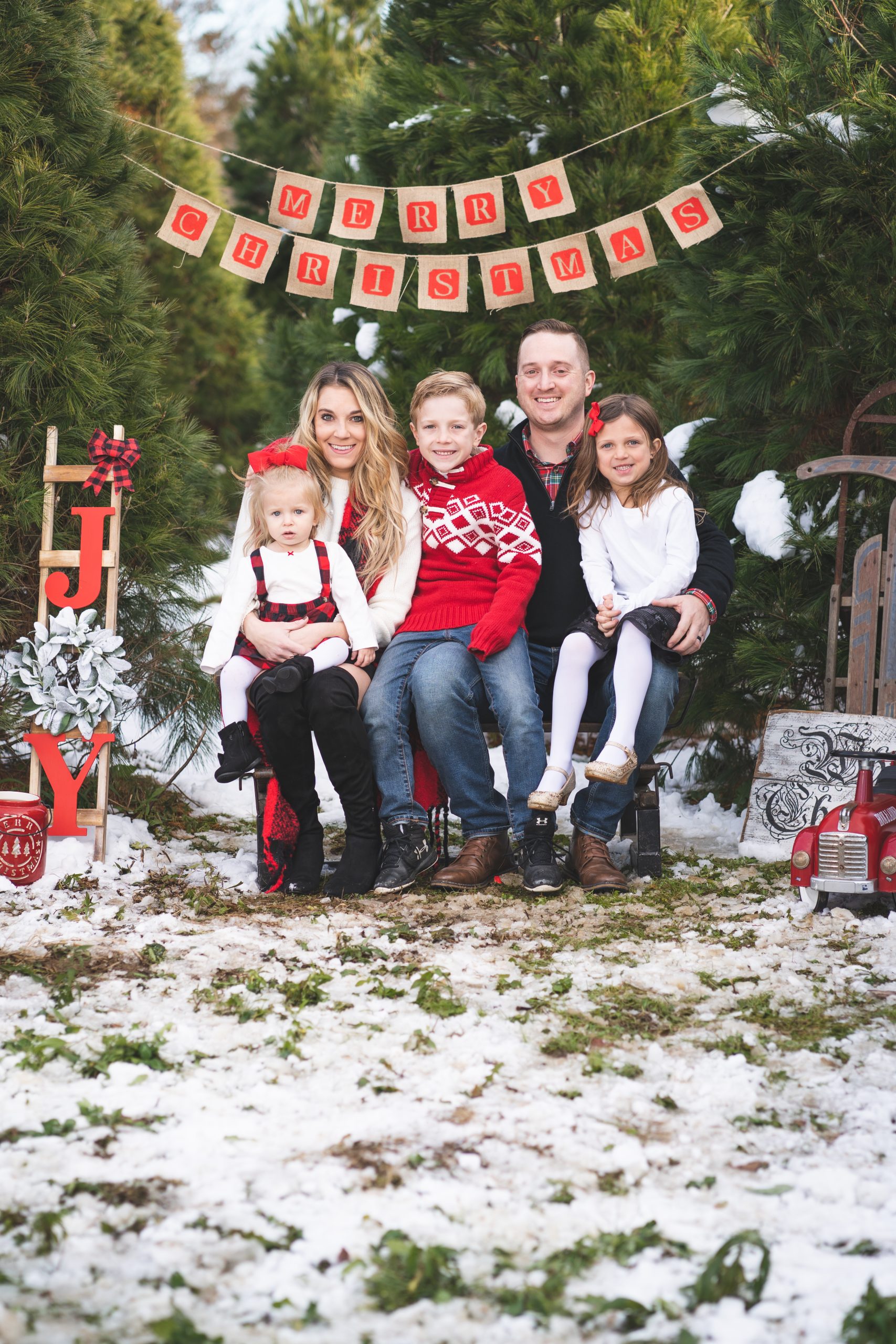 christmas tea towel, charlie brown and co tree farm christmas spirit red buffalo  plaid kitchen towel