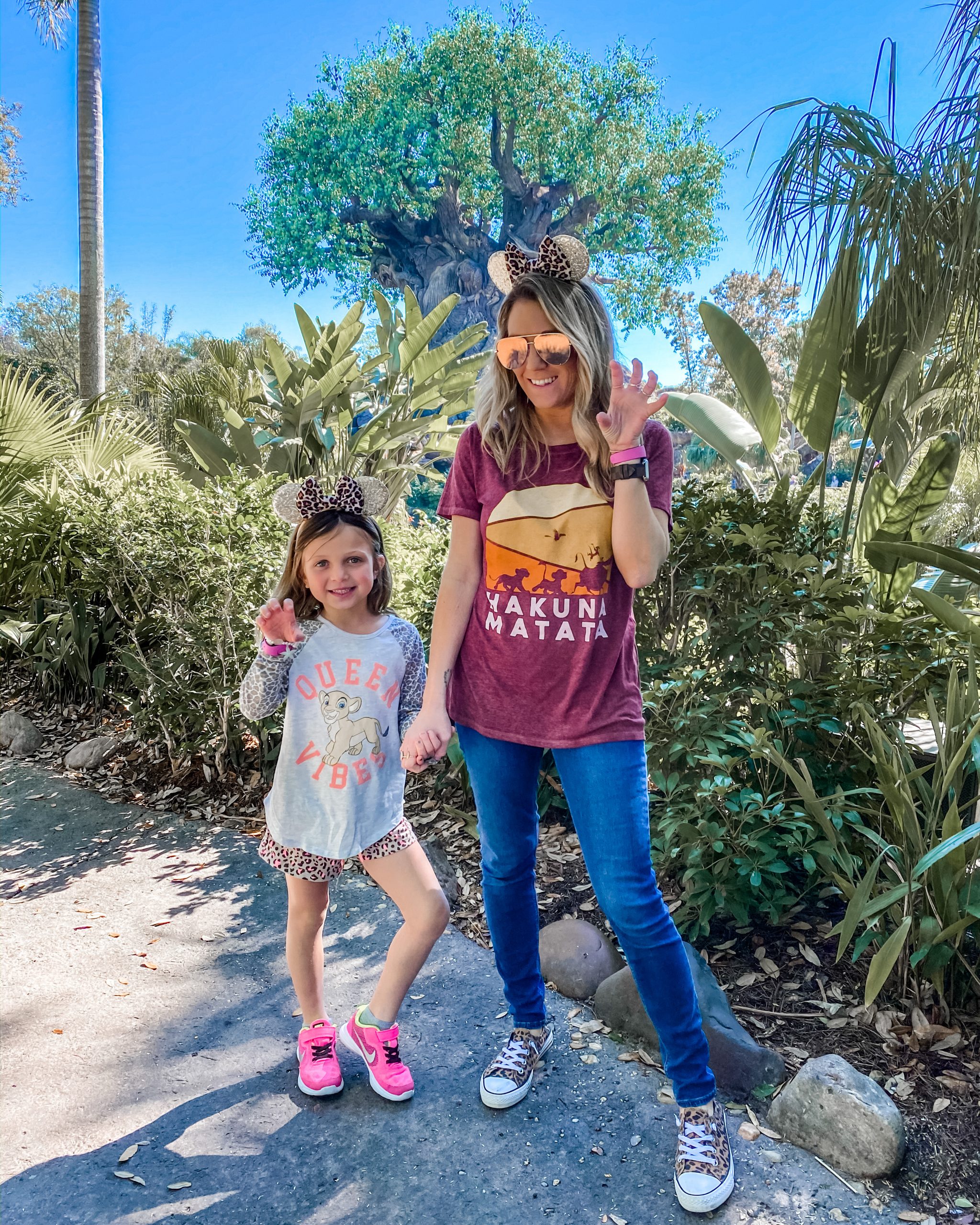 matching Disney World outfits for Animal Kingdom