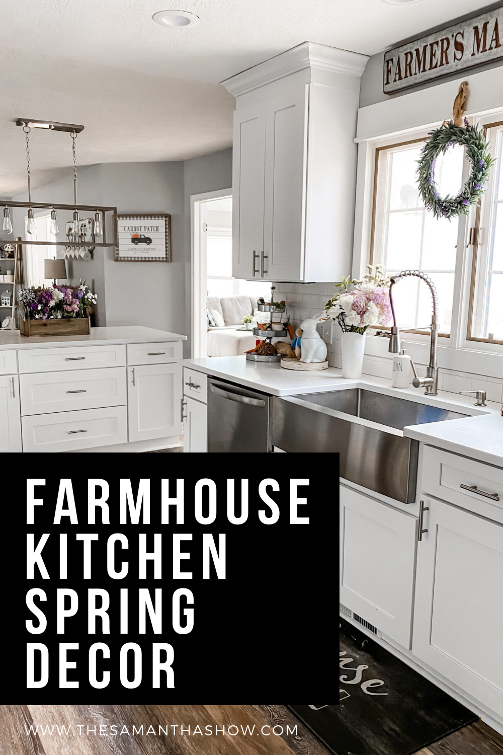 farmhouse kitchen spring decor (1)