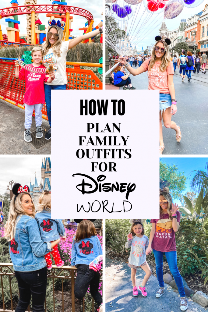 How to plan family outfits for Disney World photo