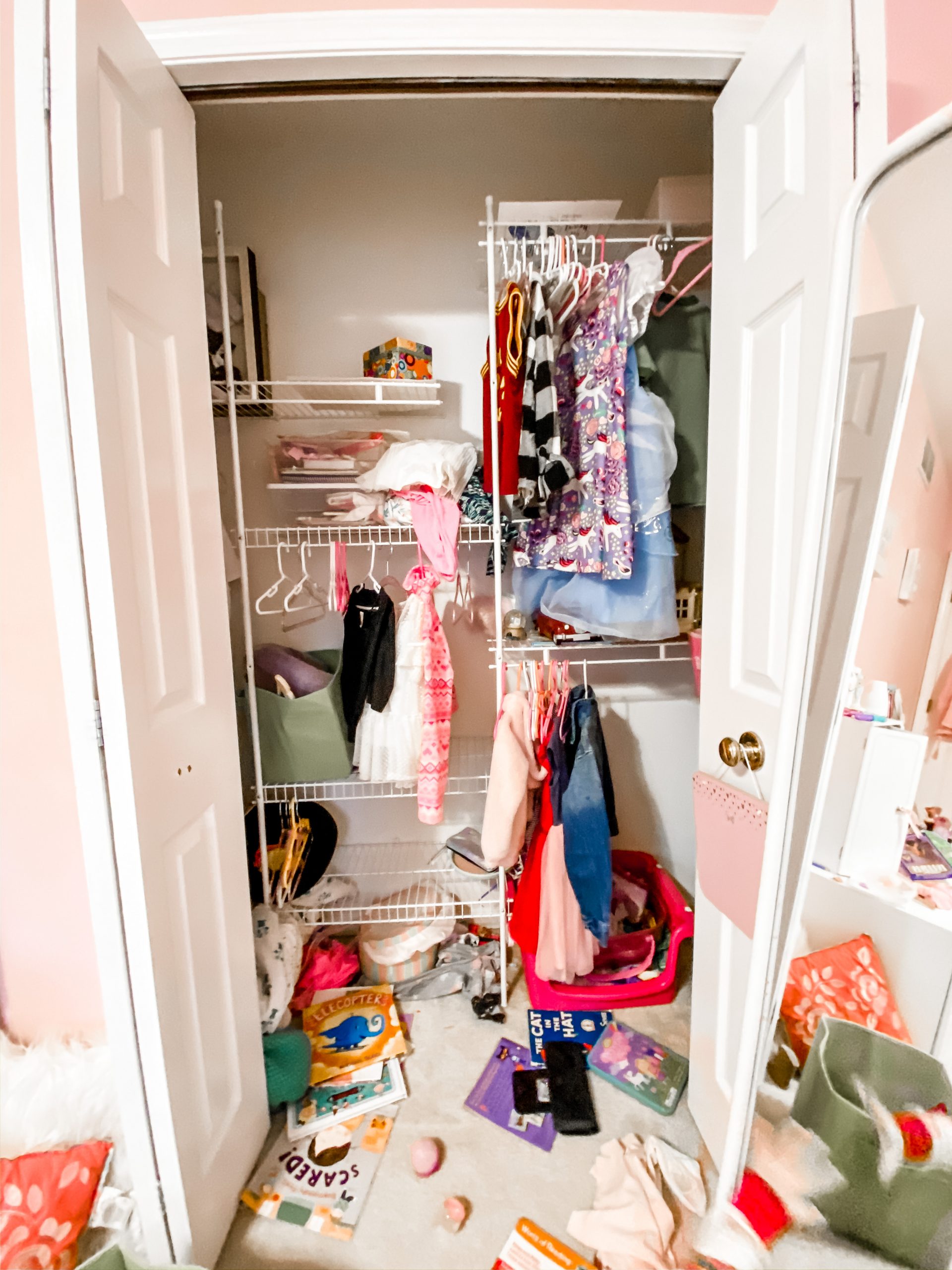 DIY Kids Closet Makeover image picture