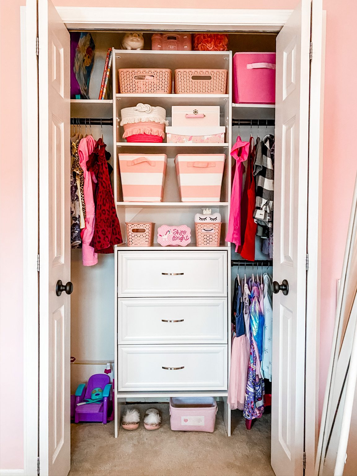 DIY Kids Closet Makeover - The Samantha Show- A Cleveland Life + Style Blog