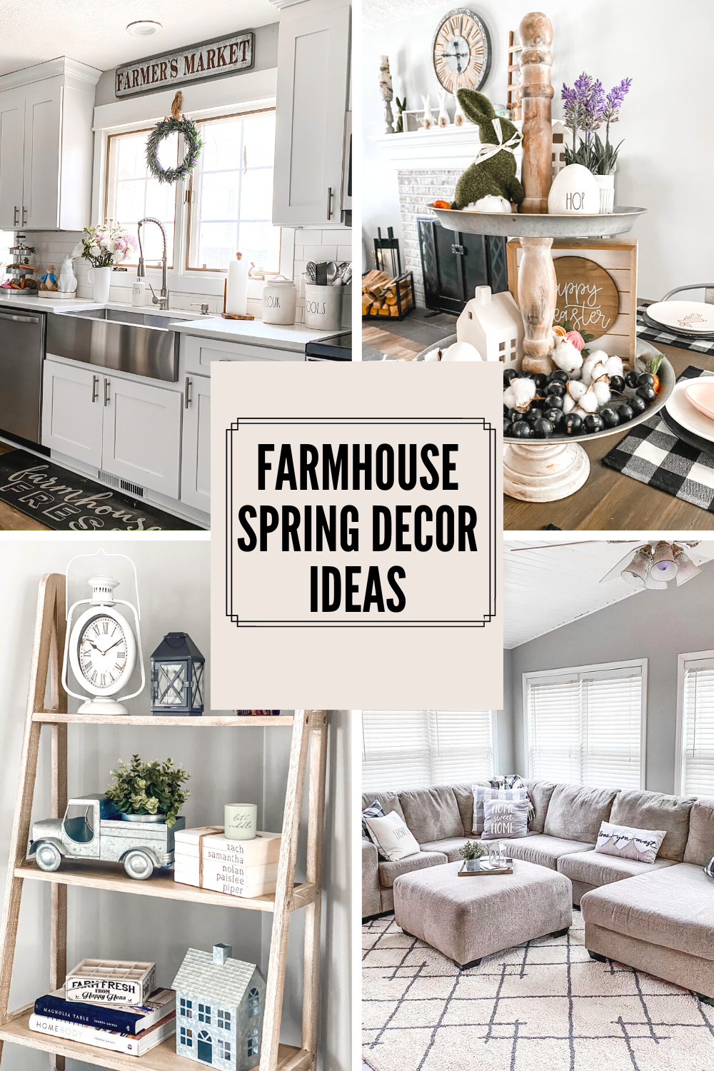 farmhouse spring decor ideas