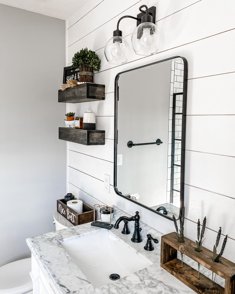 modern farmhouse bathroom inspiration